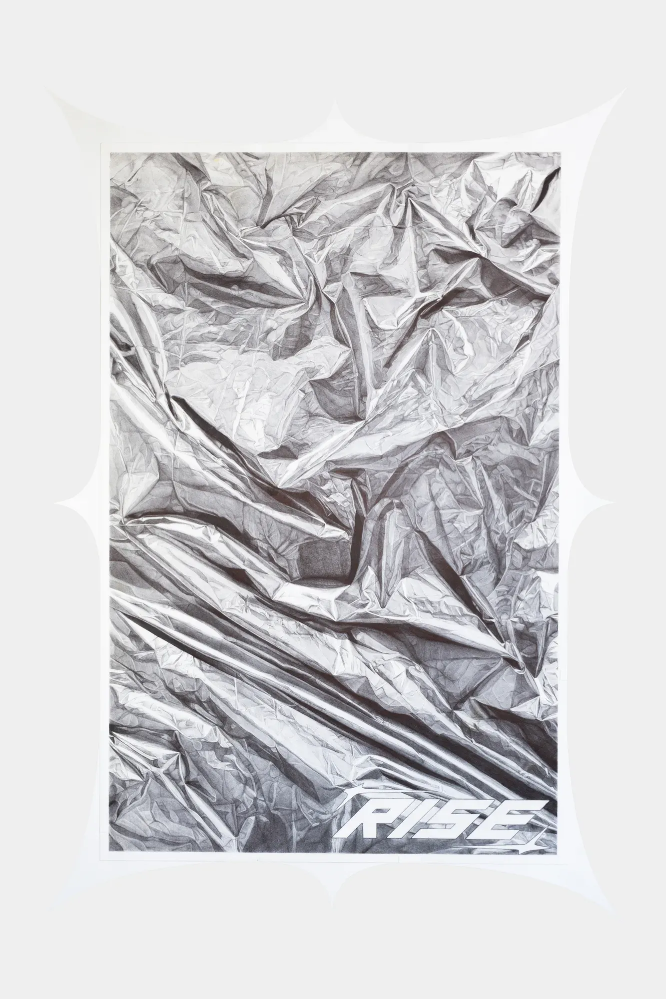 Monolito, Pluma bic sobre papel, por Eduardo Pavón